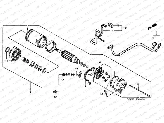 E-12 STARTER ENGINE