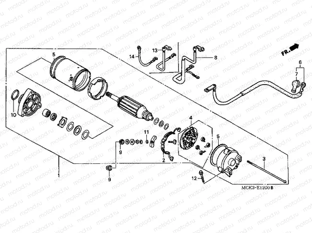 E-12 STARTER ENGINE
