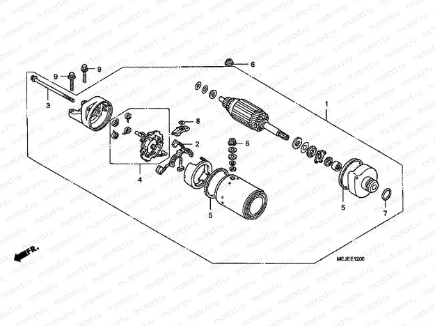 E-12 STARTER ENGINE