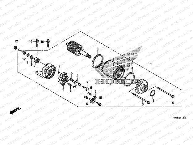 E-12 STARTER ENGINE