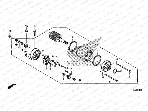 E-12 STARTER ENGINE