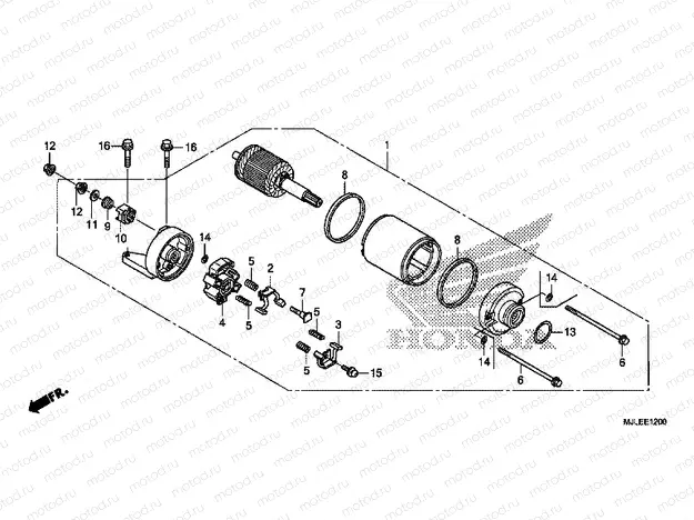 E-12 STARTER ENGINE