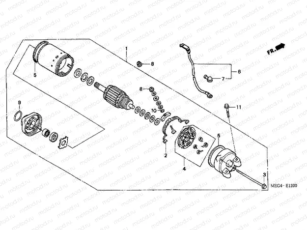 E-12 STARTER ENGINE