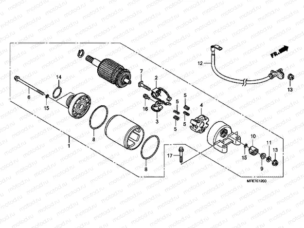 E-12 STARTER ENGINE