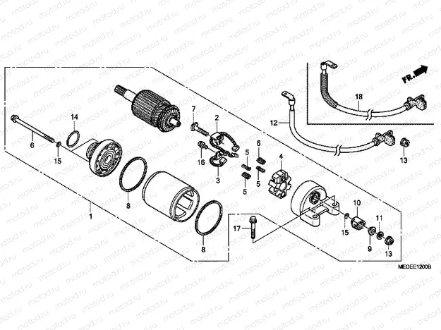 E-12 STARTER ENGINE