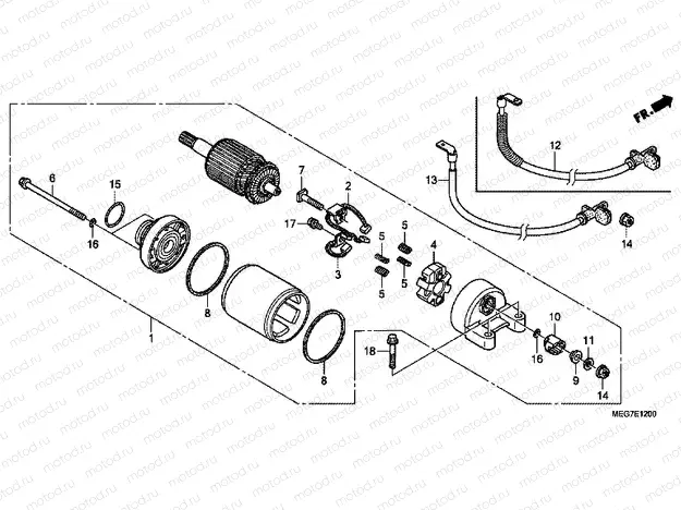 E-12 STARTER ENGINE
