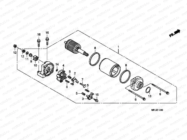 E-12 STARTER ENGINE