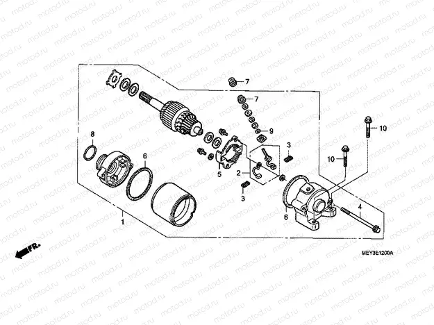 E-12 STARTER ENGINE