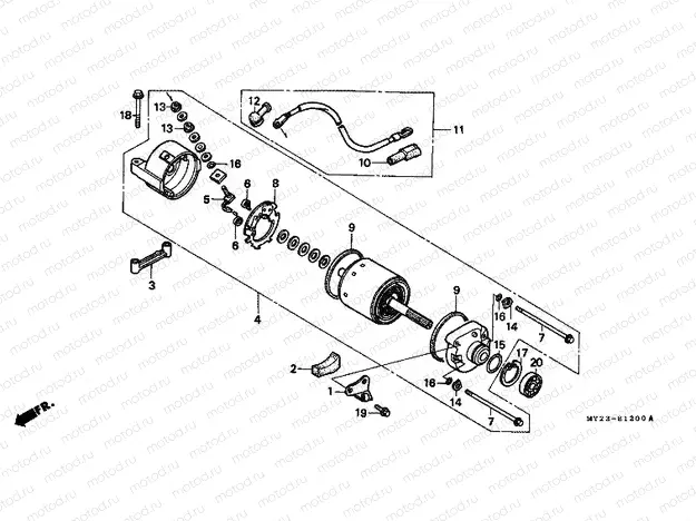 E-12 STARTER ENGINE