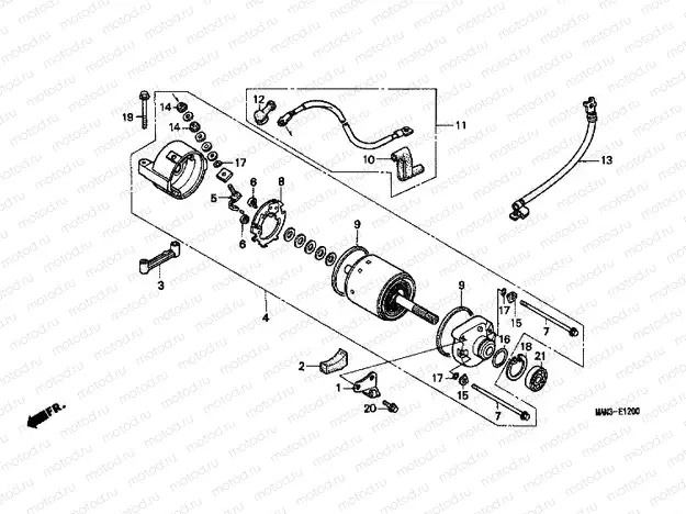 E-12 STARTER ENGINE