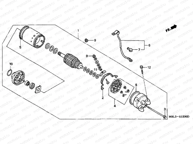 E-12 STARTER ENGINE