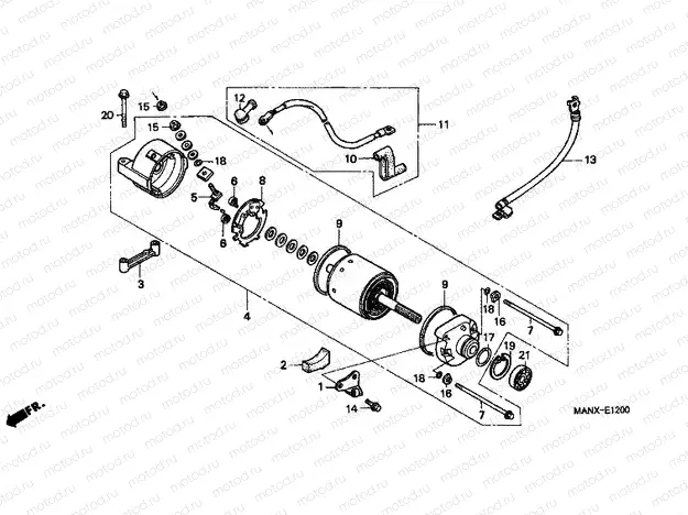 E-12 STARTER ENGINE
