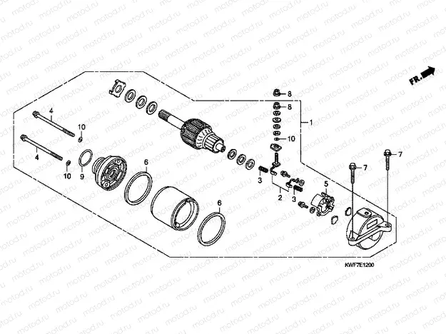 E-12 STARTER ENGINE