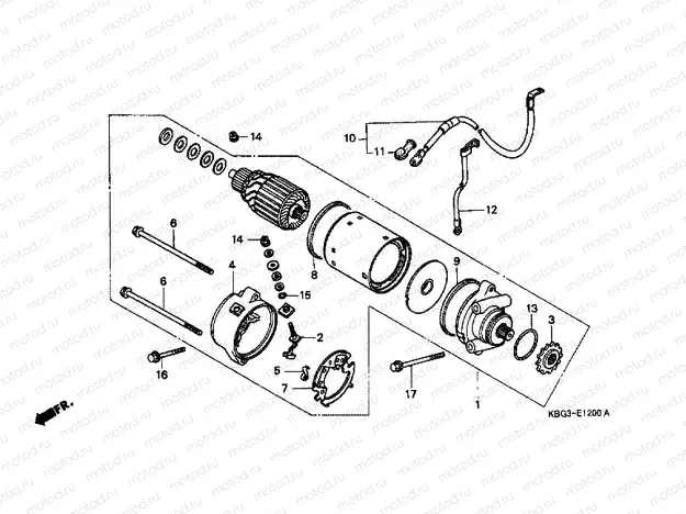 E-12 STARTER ENGINE