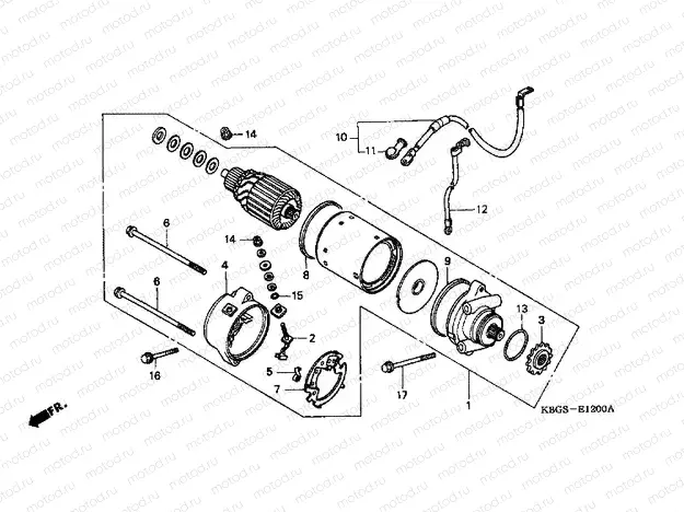 E-12 STARTER ENGINE