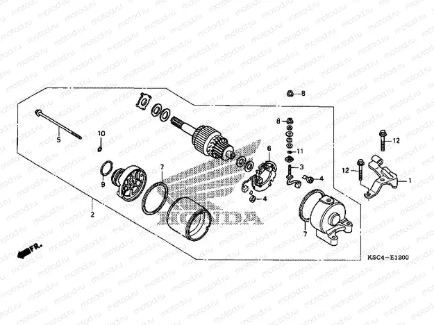 E-12 STARTER ENGINE