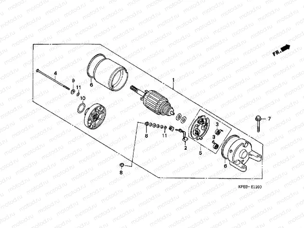 E-12 STARTER ENGINE
