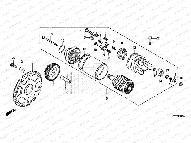 E-12 STARTER ENGINE