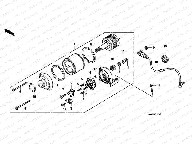 E-12 STARTER ENGINE