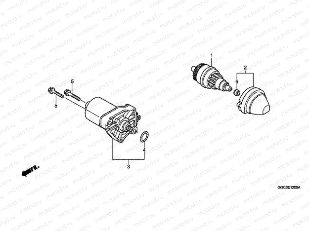 E-12 STARTER ENGINE
