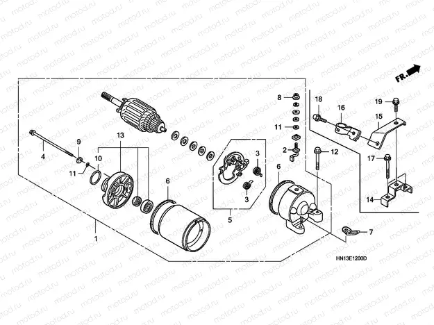 E-12 STARTING MOTOR
