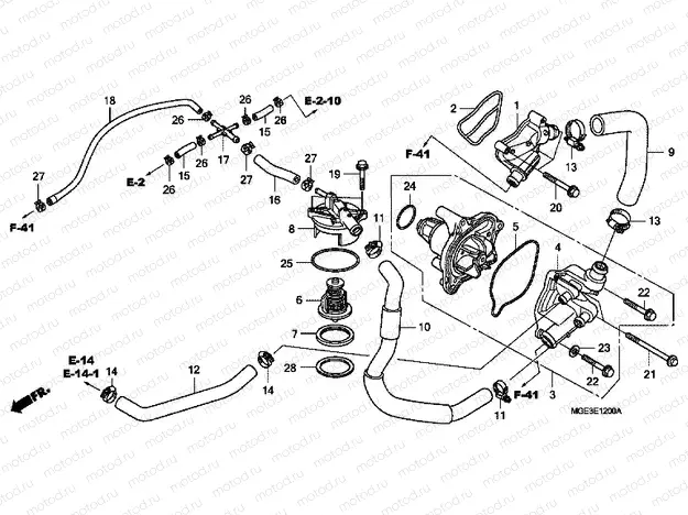 E-12 WATER PUMP