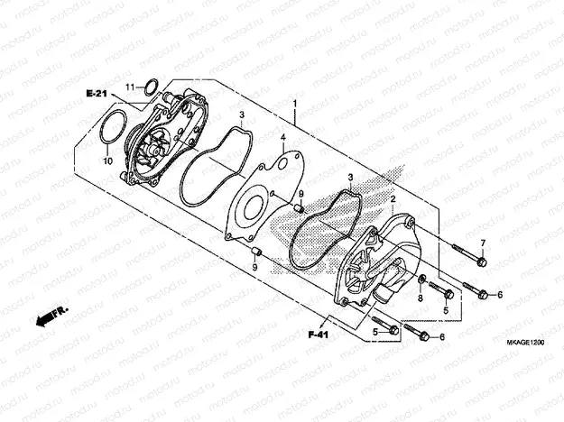 E-12 WATER PUMP