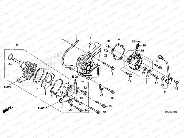 E-12 WATER PUMP