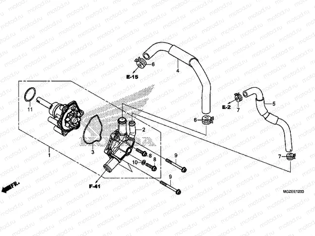 E-12 WATER PUMP