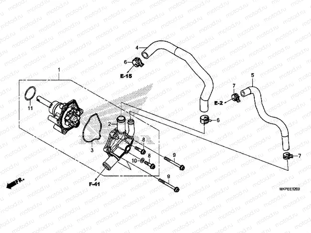E-12 WATER PUMP