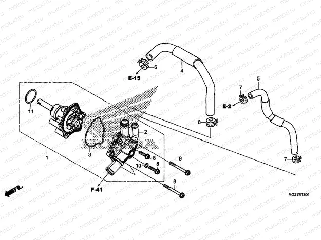 E-12 WATER PUMP