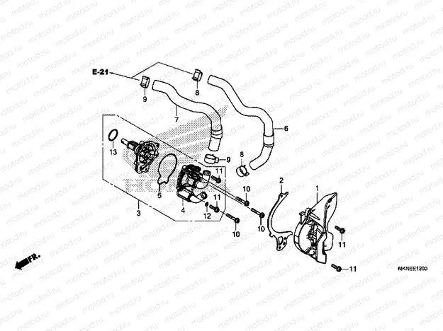 E-12 WATER PUMP
