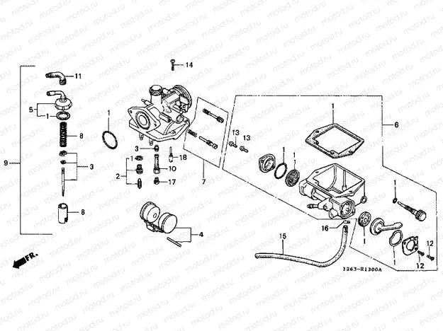E-13 CARBURETOR (ST50C / ST70C / K)