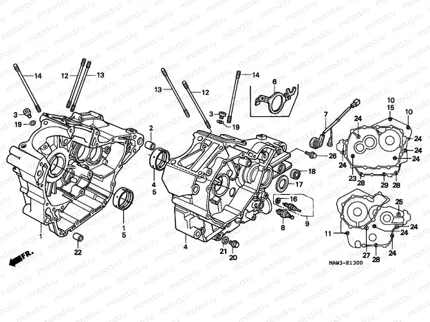 E-13 CRANKCASE