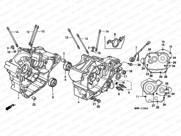 E-13 CRANKCASE