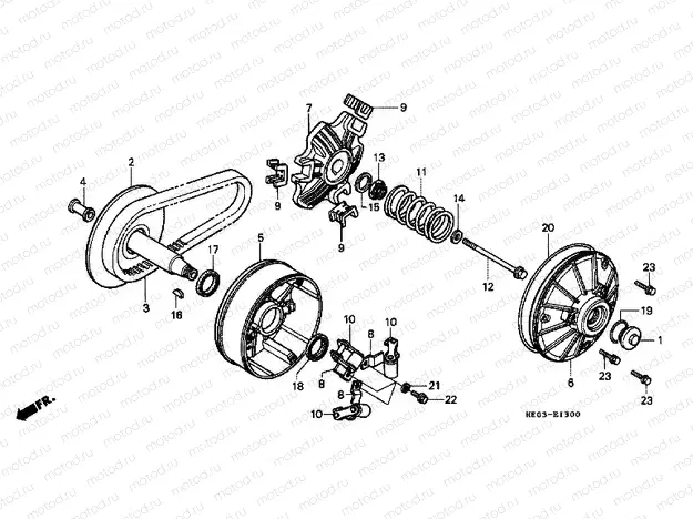 E-13 DRIVE DISC