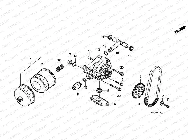 E-13 OIL PUMP