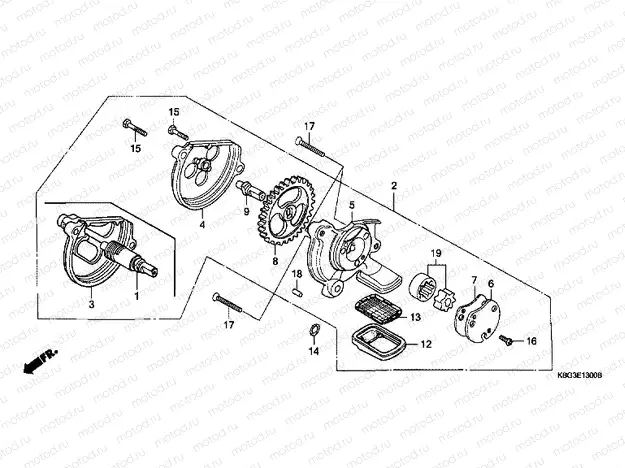 E-13 OIL PUMP