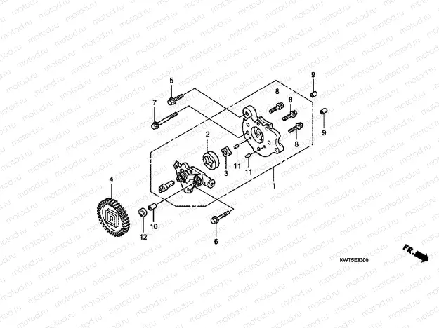 E-13 OIL PUMP