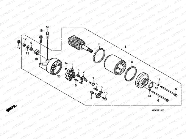 E-13 STARTER ENGINE