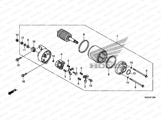 E-13 STARTER ENGINE