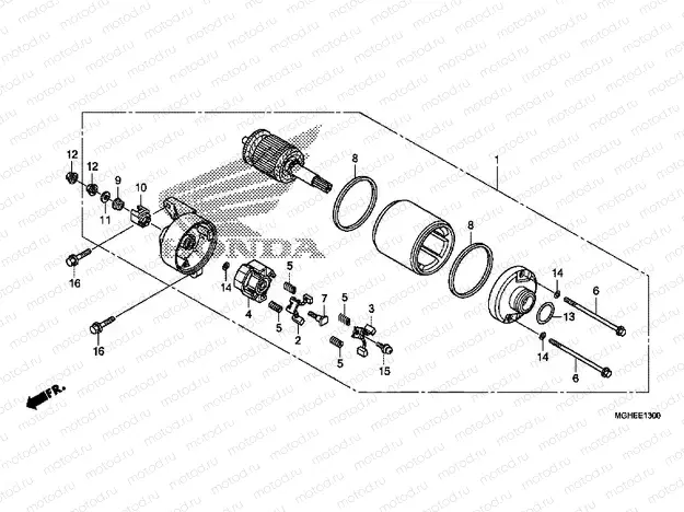 E-13 STARTER ENGINE