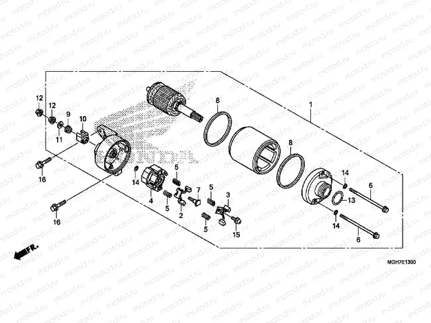 E-13 STARTER ENGINE
