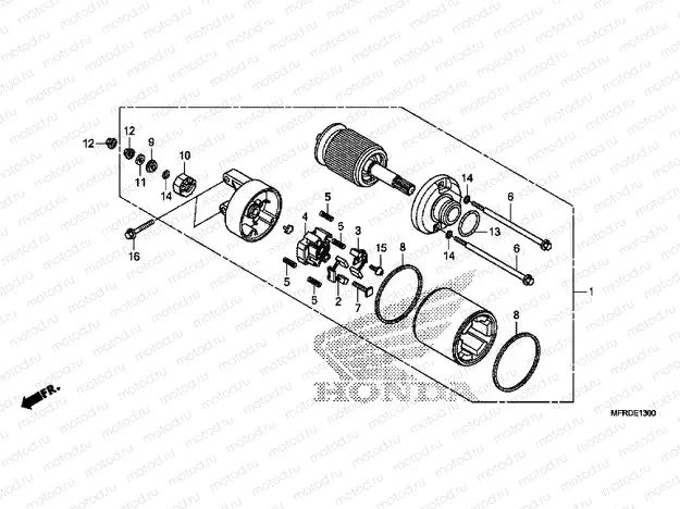E-13 STARTER ENGINE