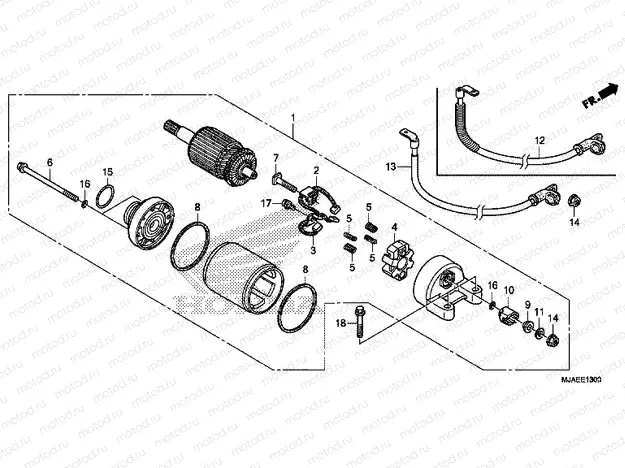 E-13 STARTER ENGINE