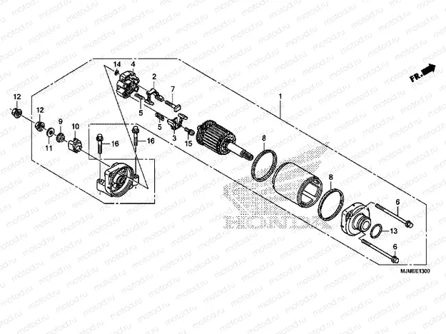 E-13 STARTER ENGINE