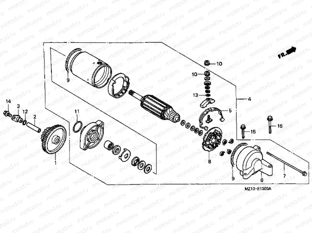 E-13 STARTER ENGINE