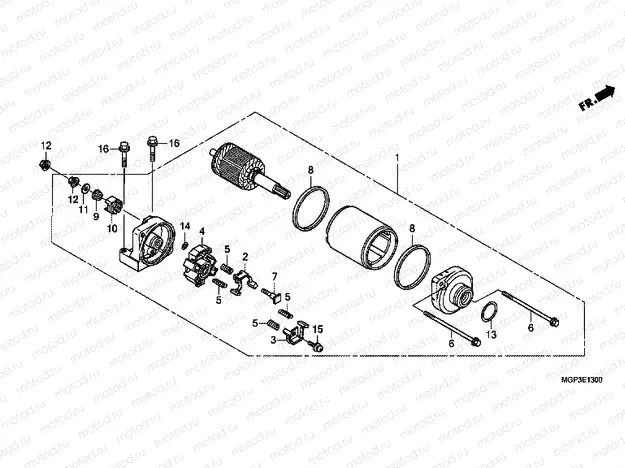E-13 STARTER ENGINE