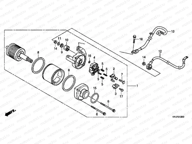 E-13 STARTER ENGINE