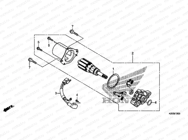 E-13 STARTER ENGINE